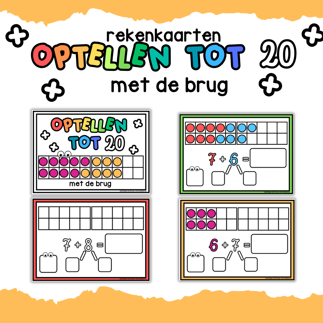 optellen tot 20 met brug spel